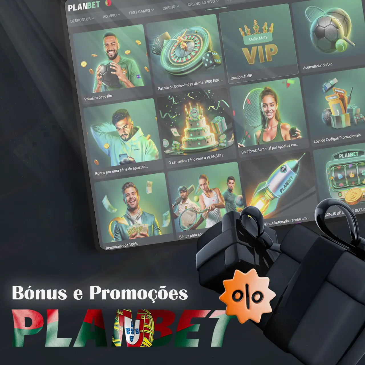 Ganhe muitos bónus no Planbet